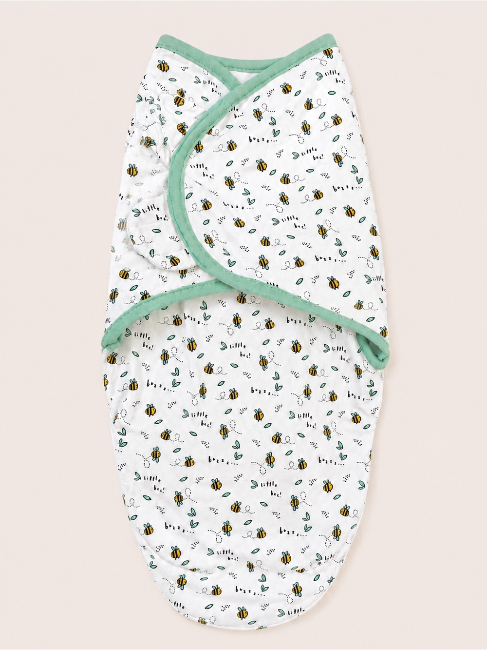 Swaddleme - Bumble Bee Wrap W/ Zipper @ Bottom (Cotton) - SM/MED